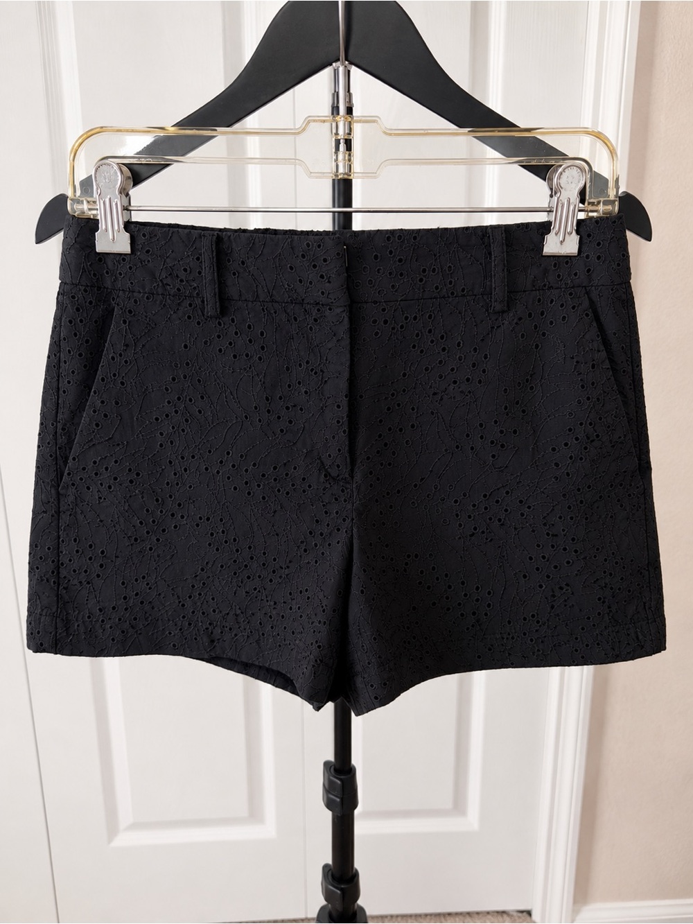 Riviera Black Embroidered Girls' Skirt